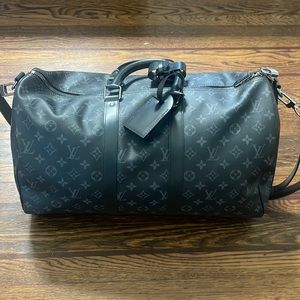 Louis Vuitton Monogram Eclipse Keepall 45